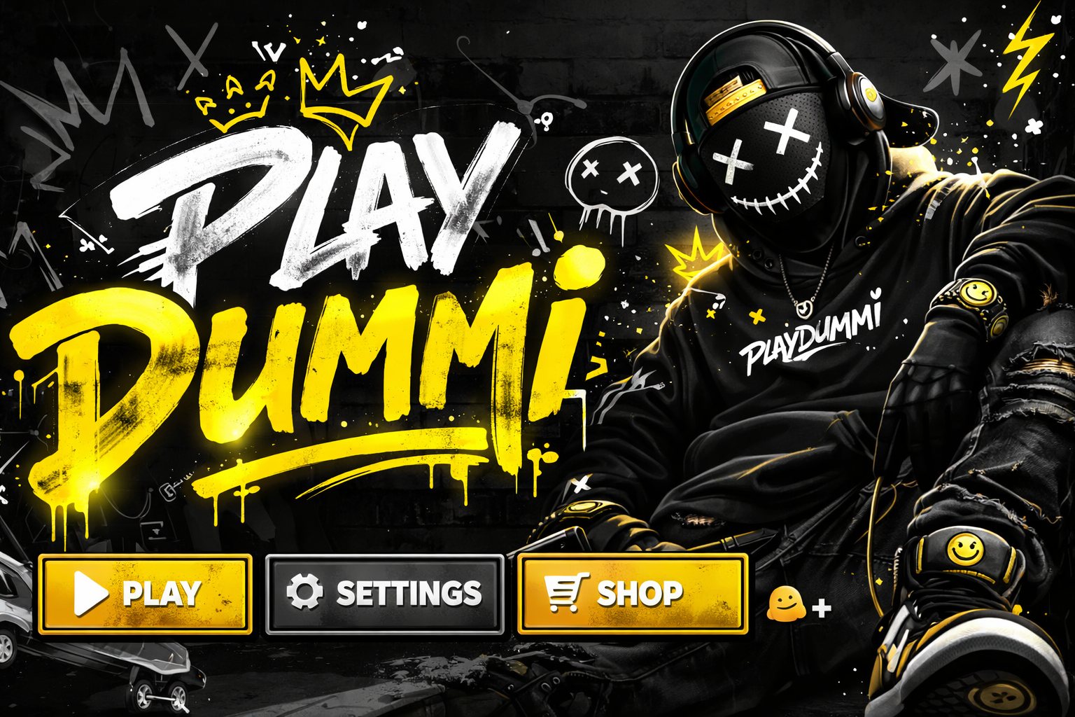 PlayDummi Hauptmenü Screenshot